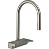 AXOR One afbouwdeel thermostaatmodule 3F BB RVS-look SW1567408