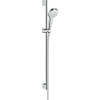 Hansgrohe Croma select s Glijstangset - met Croma - select S - 1jet - handdouche 90cm - met isiflex B - doucheslang - 160cm wit/chroom - wit chroom 0605305