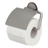 Tiger Tune Porte-rouleau papier toilette avec rabat Inox brossé / Noir SW296123