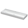 Ink unit lavabo 120x10x40cm 1 trou pour robinet évier porcelaine blanc brillant SB0204081