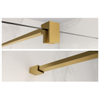 Fortifura Galeria inloopdouche verlengde stabilisatiestang 200cm los incl.bevestigingsmaterialen - PVD - geborsteld messing (goud) SW927770