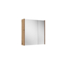 Saniclass Prime Spiegelkast - 80x63x16cm - inclusief zijpanelen - rustiek eiken SW1027175