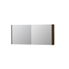 INK SPK1 spiegelkast – 140x60x14 cm – 2 deuren, dubbelzijdige spiegeldeuren – Koper eiken SW493877