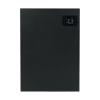 Eurom Alutherm Panneau infrarouge - 40x56cm - IP24 - 800watt - wifi - sol/mural - vertical - aluminium noir mat SW999840