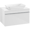 Villeroy en Boch Venticello wastafelonderbouwkast met 1 lade voor opzetwastafel midden 75.7x50.2x43.6cm glans wit 1025487 Villeroy en Boch Venticello wastafelonderbouwkast met 1 lade voor opzetwastafel midden 75.7x50.2x43.6cm glans wit 1025487