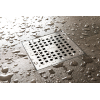 Easy Drain Aqua quattro siphon de sol ABS 15x15cm horizontal diamètre 4cm GA23698