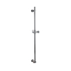 FugaFlow Eccelente Acces Glijstang met geïntegreerde wandaansluitbocht - 90cm - Geborsteld Gunmetal PVD SW1468831