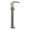GROHE Essence New Partie de finition pour robinet de bain sur pied avec inverseur et bec rotatif 27.7cm avec douchette et flexible 125cm Brushed Hard graphite brossé (anthracite) SW98809