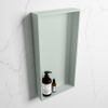 Mondiaz Easy nis 29.5x59.5x8cm - inbouw/opbouw - 1 open vak - Solid surface - Greey TWEEDEKANS OUT14189