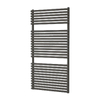 Plieger Florian Nxt M radiateur design simple horizontal avec raccordement central 1216x500mm 646W noir mat SW224504