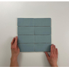 ÉCHANTILLON Terravito Galeno Carrelage murale - 7.5x15cm - Rectangle - 8.5mm - Sky mat SW736323