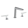 Crosswater Foile - 2 hendels - opbouw - hoogglans chroom SW968206