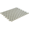 La mosaïque Mosaic Factory Barcelona - 26x30cm - carrelage mural - Hexagone - Porcelaine Vert Doux avec Bord Brillant SW207144