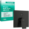 Hansgrohe Vivenis mengkraan inbouw voor iBox Universal 2 Brushed Black Chrome SW1567428