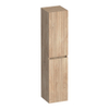 BRAUER Joy Wavy Armoire haute - 160x35x35cm - 1 porte - ouvrant à gauche ou à droite - sans poignée - Forest Wheat SW1201297