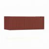 H&R Badmeubelen Juice Wastafelonderkast - 120x45x40cm - rechterhoek afgerond - 3D-front - 2 lades - geïntegreerde greep - terra mat SW1259983