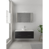 Bruynzeel Combo badmeubelset 120x45cm 2 wasbakken 4 lades met spiegelkast met softclose ceramic zijde zwart SW383619 Bruynzeel Combo badmeubelset 120x45cm 2 wasbakken 4 lades met spiegelkast met softclose ceramic zijde zwart SW383619