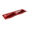 Mondiaz BIG small Fire solid surface inbouw wastafel 150cm dubbel SW423425 Mondiaz BIG small Fire solid surface inbouw wastafel 150cm dubbel SW423425