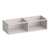 BRAUER Flourish armoire latérale - 119x30x45.5cm - avec 2 compartiments de rangement mat sable SW1200431