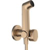 Hansgrohe douchette hygiénique 1jet EcoSmart pour eau chaude avec support de douche et flexible de douche 125 cm Brushed Bronze SW1172911