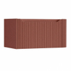 H&R Badmeubelen Juice Wastafelonderkast - 80x45x40cm - rechterhoek afgerond - 3D-front - 1 lade - geïntegreerde greep - terra mat SW1259547