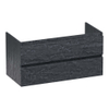 BRAUER Joy meuble sous-lavabo - 100x46x50cm - 2 tiroirs softclose - sans poignées - 1 découpe pour siphon - Damascus SW1200989