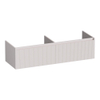 BRAUER Embrace Wavy meuble sous-lavabo 140 2 tiroirs softclose - sans poignée - 2 découpes pour siphon - sable mat SW1200378