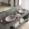 Ideavit vrijstaande wastafel - 60x40x11.2cm - solid surface wit mat SW1080004