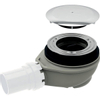 Geberit bonde de receveur de douche 90 couvercle d'écoulement ws=50 chrome SW203578