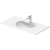 Duravit Darling New meubelwastafel 103x54.5cm 3 kraangaten wit SW54068 Duravit Darling New meubelwastafel 103x54.5cm 3 kraangaten wit SW54068