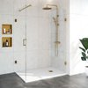 Saniclass Create Douchecabine 2-delig 140x200x90cm profielloos met antikalk en 8mm veiligheidsglas Goud geborsteld SW638717 Saniclass Create Douchecabine 2-delig 140x200x90cm profielloos met antikalk en 8mm veiligheidsglas Goud geborsteld SW638717