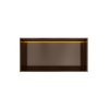 Hotbath &MORE Inbouwbox of inbouwnis - 30x60x10 - with LED IP44 - Tuscan bronze SW1246583