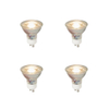 Luedd Lampe LED - lot de 4 - GU10 - 5W - 3000K - 450LM - à intensité réglable SW1211307