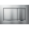Geberit Omega20 bedieningsplaat - 2-toets spoeling - rechthoekige knoppen - mat chroom/easy-to-clean - chroom SW451737
