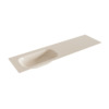 Mondiaz BIG small Linen solid surface inbouw wastafel 170cm links SW426266 Mondiaz BIG small Linen solid surface inbouw wastafel 170cm links SW426266