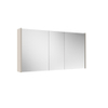 Saniclass Prime Armoire miroir - 120x63x16cm - incluant panneaux latéraux - cotton (beige) SW910717