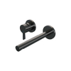BRAUER Gunmetal Edition Wastafelmengkraan inbouw - rechte uitloop rechts - hendel middel dik - inclusief inbouwdeel - model E2 PVD - geborsteld gunmetal SW715916