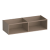 BRAUER Flourish zijkast - 119x30x45.5cm - met 2 opbergvakken mat mokka SW1200403