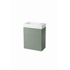 Nemo Durma Fonteinkastset - 40x20x50cm - 1 deur - links - 1 kraangat - rechts - Sage green SW1580347