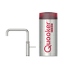Quooker BE Fusion Square mitigeur d'eau bouillante - bec pivotant - réservoir Combi+ - Eau chaude / bouillante - Inox SW795565