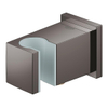 Grohe Euphoria Cube Wandaansluitbocht - met wandhouder - hard graphite (antraciet) SW484600