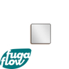 FugaFlow Eccelente Arredo 2.0 Square Miroir carré 80x80cm arrondi cadre noir mat SW1123403