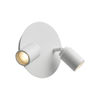 QAZQA Ducha - 2 lampes - lampes led dimmables incluses - IP65 - Rond - Blanc SW1477253