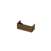 INK Wastafelonderkast - 100x45x37.6cm - 1 lade - push to open - horizontaal gefreesd Eiken - Ash grey SW693390