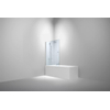 Van Rijn Products ST02 Pare-baignoire incl traitement du verre 80x150cm chrome SW405517