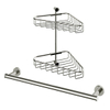 Hotbath Cobber douche accessoireset 2 delig nikkel glans SW207694 Hotbath Cobber douche accessoireset 2 delig nikkel glans SW207694