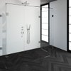 Saniclass Create douchecabine XL 100x200cm profielloos met antikalk en 8mm veiligheidsglas chroom SW223686 Saniclass Create douchecabine XL 100x200cm profielloos met antikalk en 8mm veiligheidsglas chroom SW223686