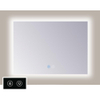 TuTTi Q-Mirrors miroir – rectangle – 60 x 60 cm – LED indirecte tout autour – chauffage de miroir SW1418565