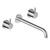 Hotbath Cobber Afbouwdeel ten behoeve van inbouw wastafelkraan - 25cm uitloop CR - chroom SW1246753