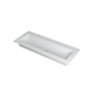 INK Kraft Lavabo - 120x45x1cm - 1 bassin - 2 trous de robinet - blanc mat SW439479